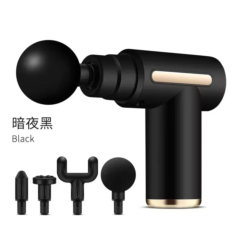 Appareil de massage facial – Mini pistolet de massage USB pour la relaxation musculaire – Pistolet vibrant – Équipement de fitness – Massage du cou – Pistolet faciale
